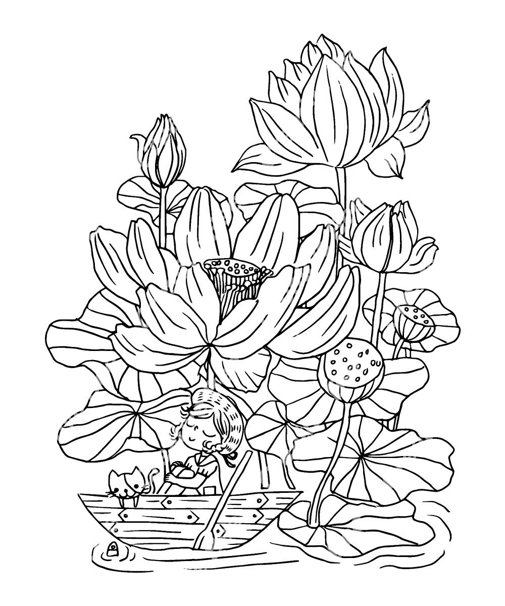 160+ Coloring Page Flowers: Blossom Your Imagination 92