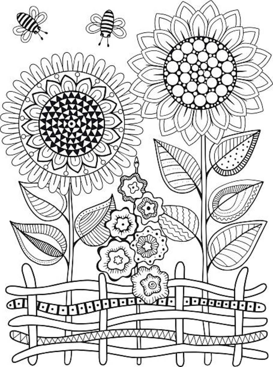 160+ Coloring Page Flowers: Blossom Your Imagination 99