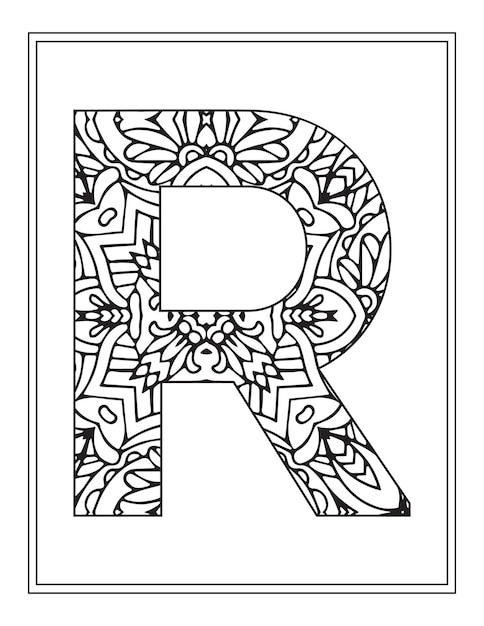 160+ Letter Coloring Pages: Learn and Color with Alphabet Fun 125