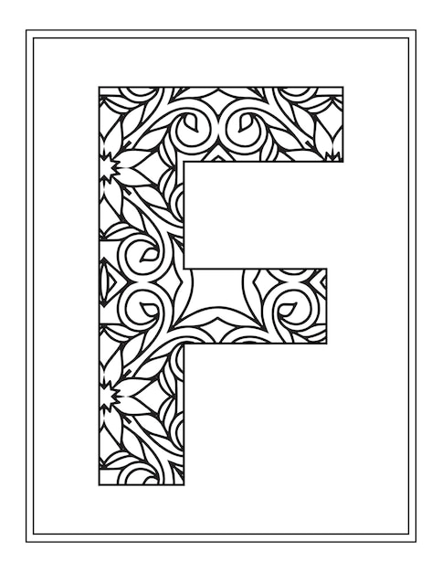 160+ Letter Coloring Pages: Learn and Color with Alphabet Fun 127