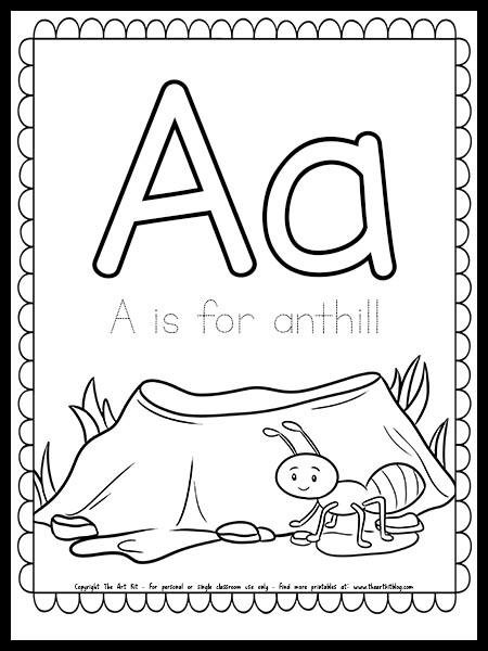 160+ Letter Coloring Pages: Learn and Color with Alphabet Fun 133