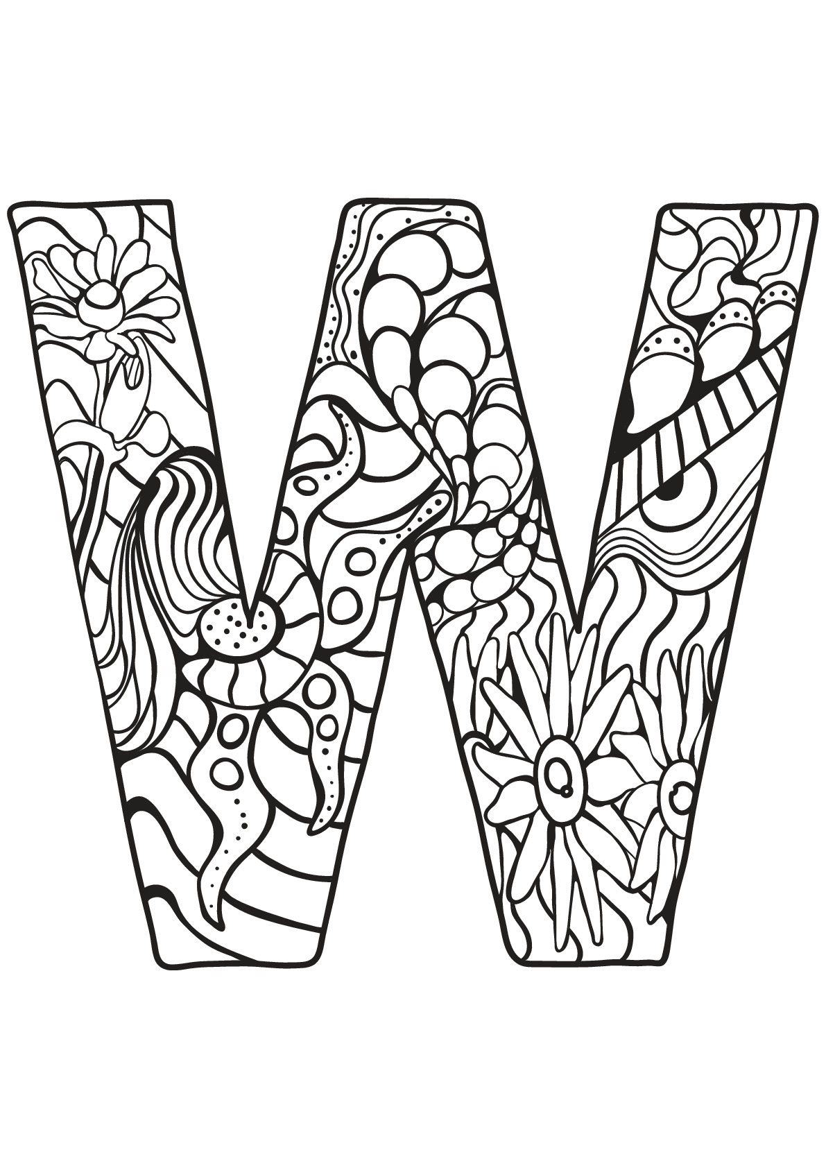 160+ Letter Coloring Pages: Learn and Color with Alphabet Fun 23