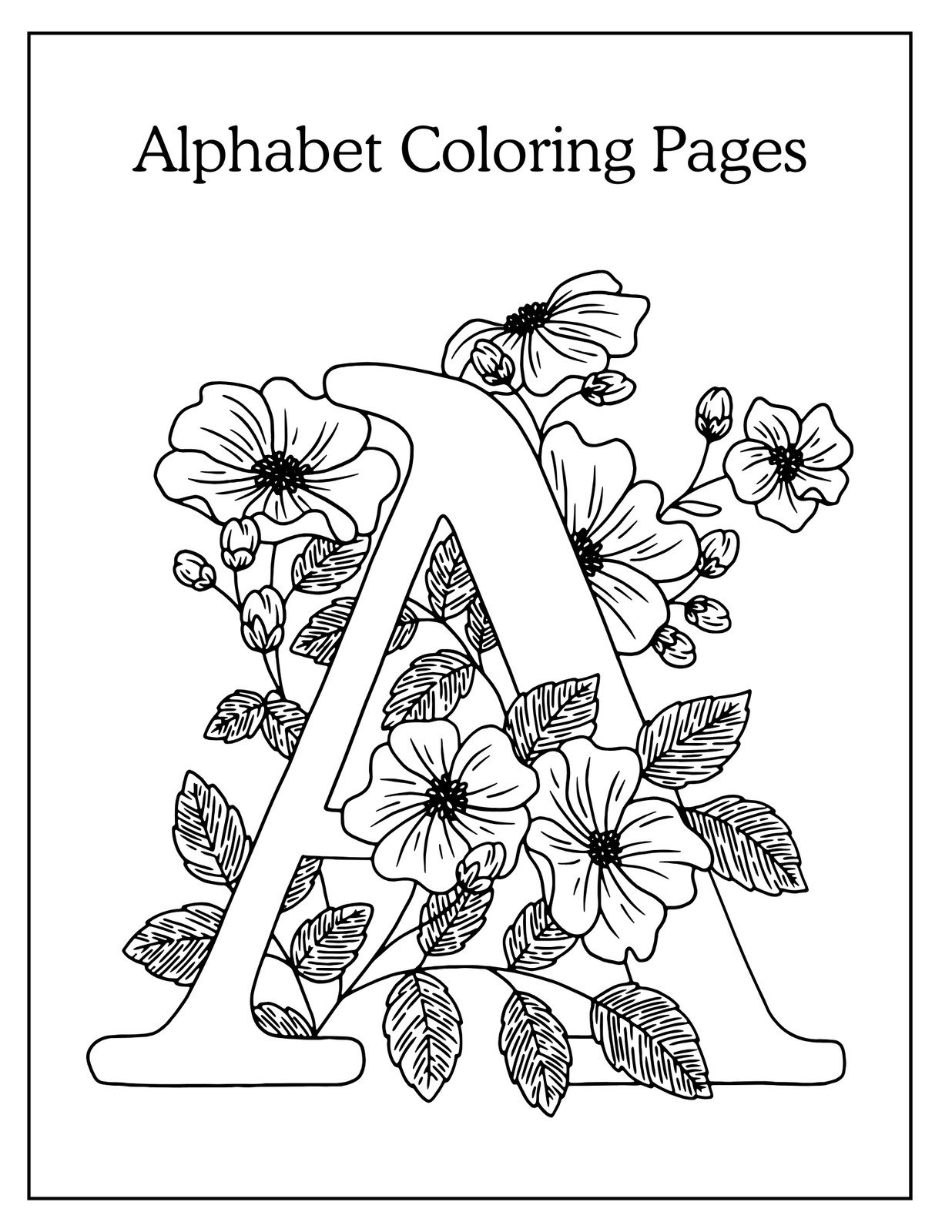 160+ Letter Coloring Pages: Learn and Color with Alphabet Fun 26