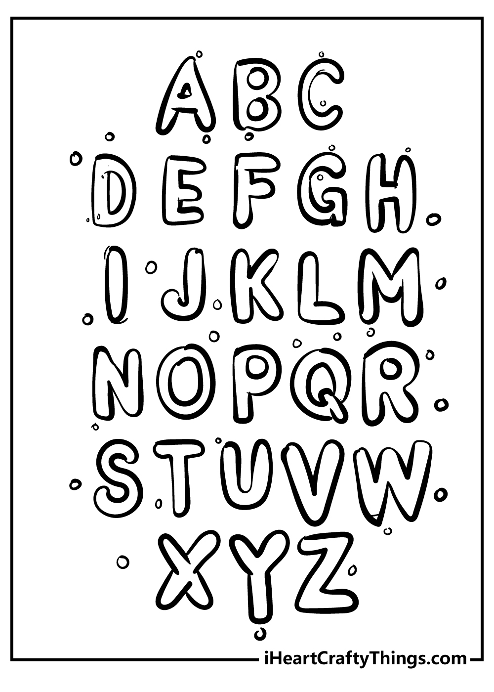 160+ Letter Coloring Pages: Learn and Color with Alphabet Fun 34