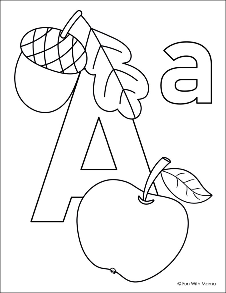 160+ Letter Coloring Pages: Learn and Color with Alphabet Fun 45