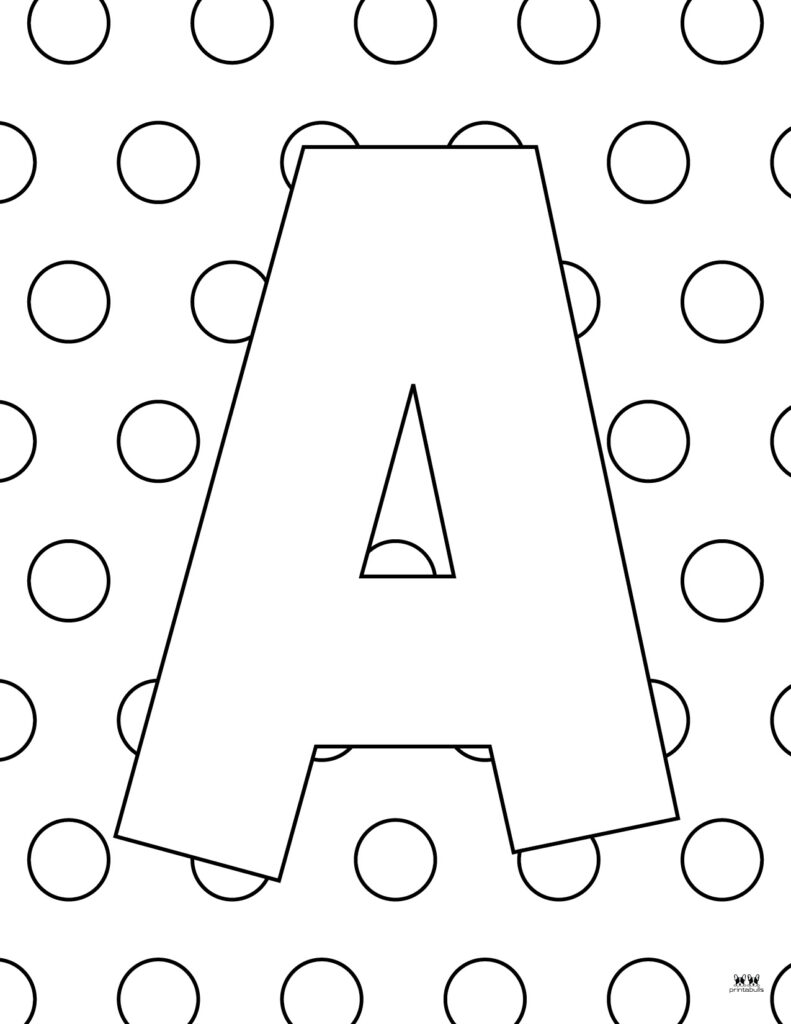 160+ Letter Coloring Pages: Learn and Color with Alphabet Fun 46