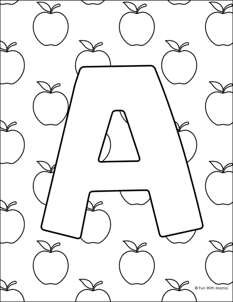 160+ Letter Coloring Pages: Learn and Color with Alphabet Fun 50