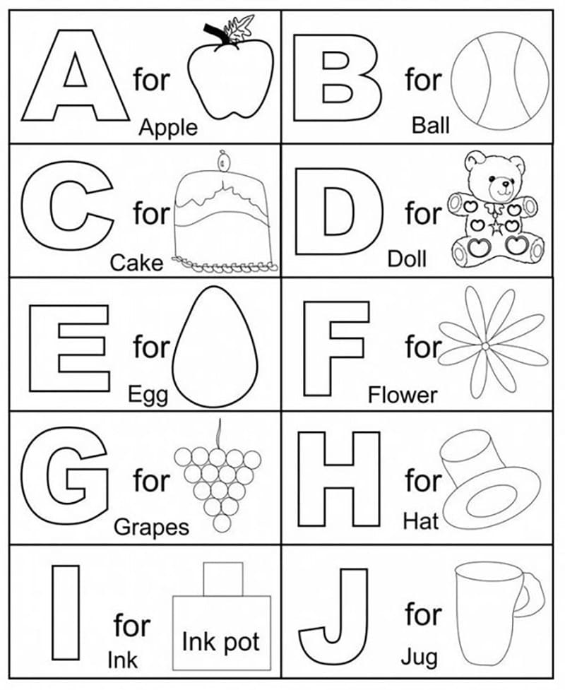 160+ Letter Coloring Pages: Learn and Color with Alphabet Fun 60