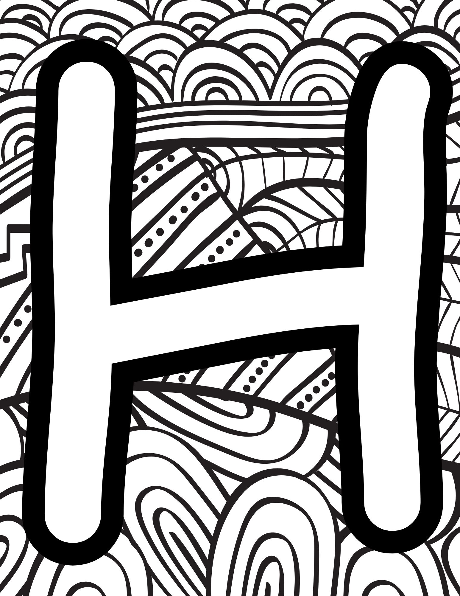 160+ Letter Coloring Pages: Learn and Color with Alphabet Fun 7