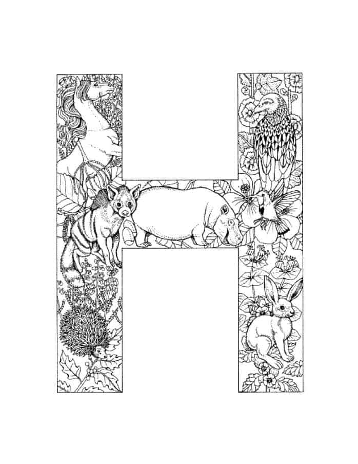 160+ Letter Coloring Pages: Learn and Color with Alphabet Fun 79