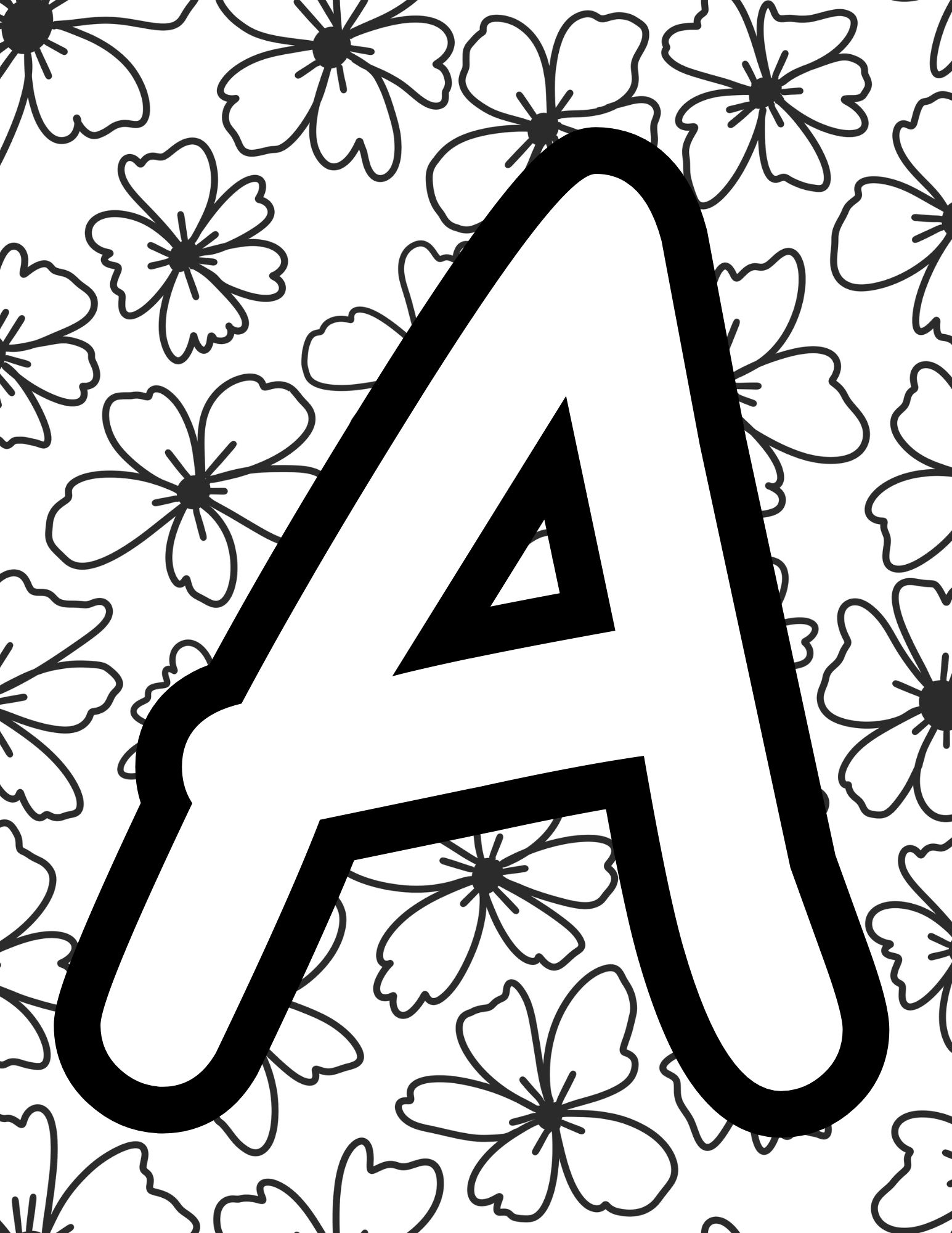 160+ Letter Coloring Pages: Learn and Color with Alphabet Fun 9