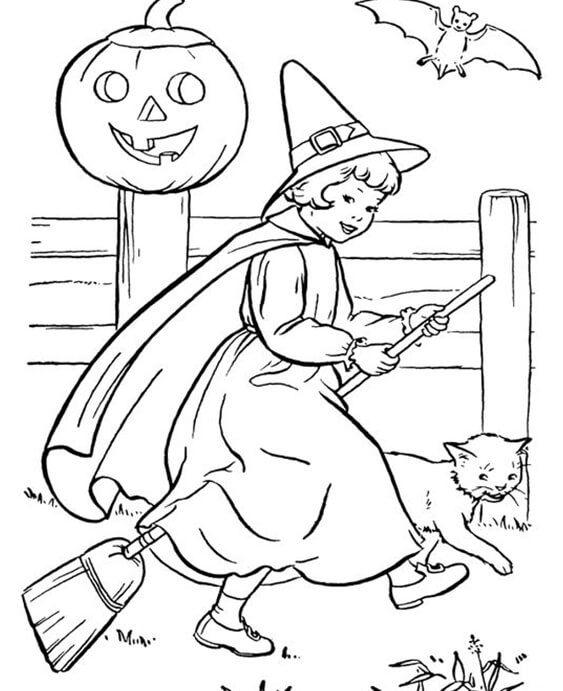 160 Witch Coloring Pages: Brew Up Some Magical Colors 100