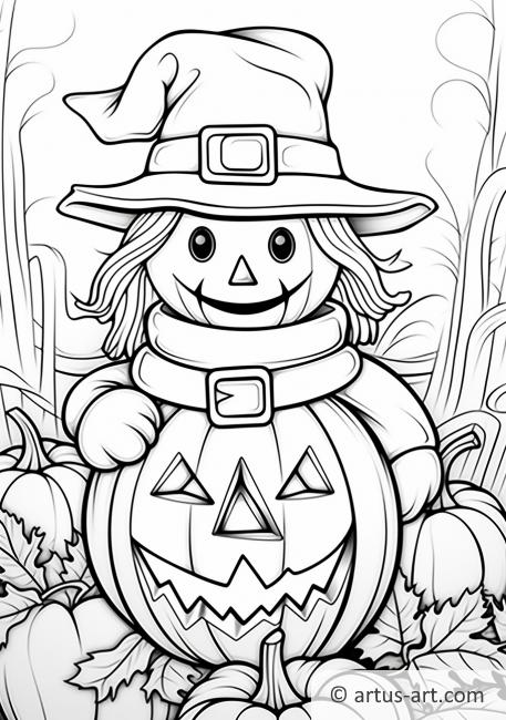 160 Witch Coloring Pages: Brew Up Some Magical Colors 105