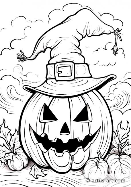 160 Witch Coloring Pages: Brew Up Some Magical Colors 107