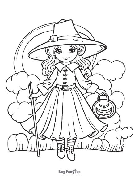 160 Witch Coloring Pages: Brew Up Some Magical Colors 120