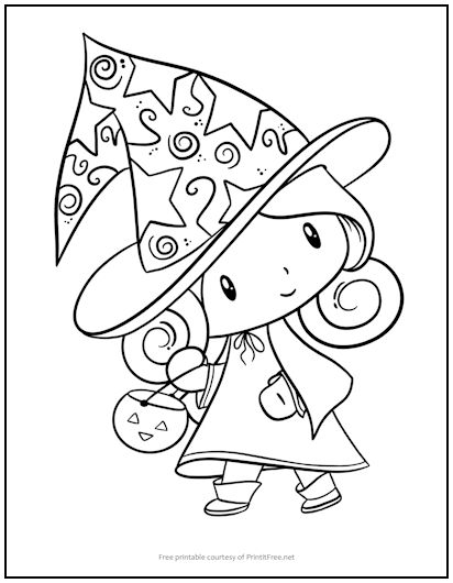 160 Witch Coloring Pages: Brew Up Some Magical Colors 122