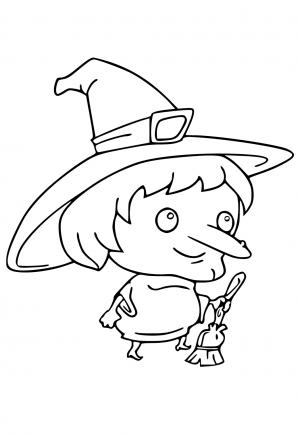 160 Witch Coloring Pages: Brew Up Some Magical Colors 133