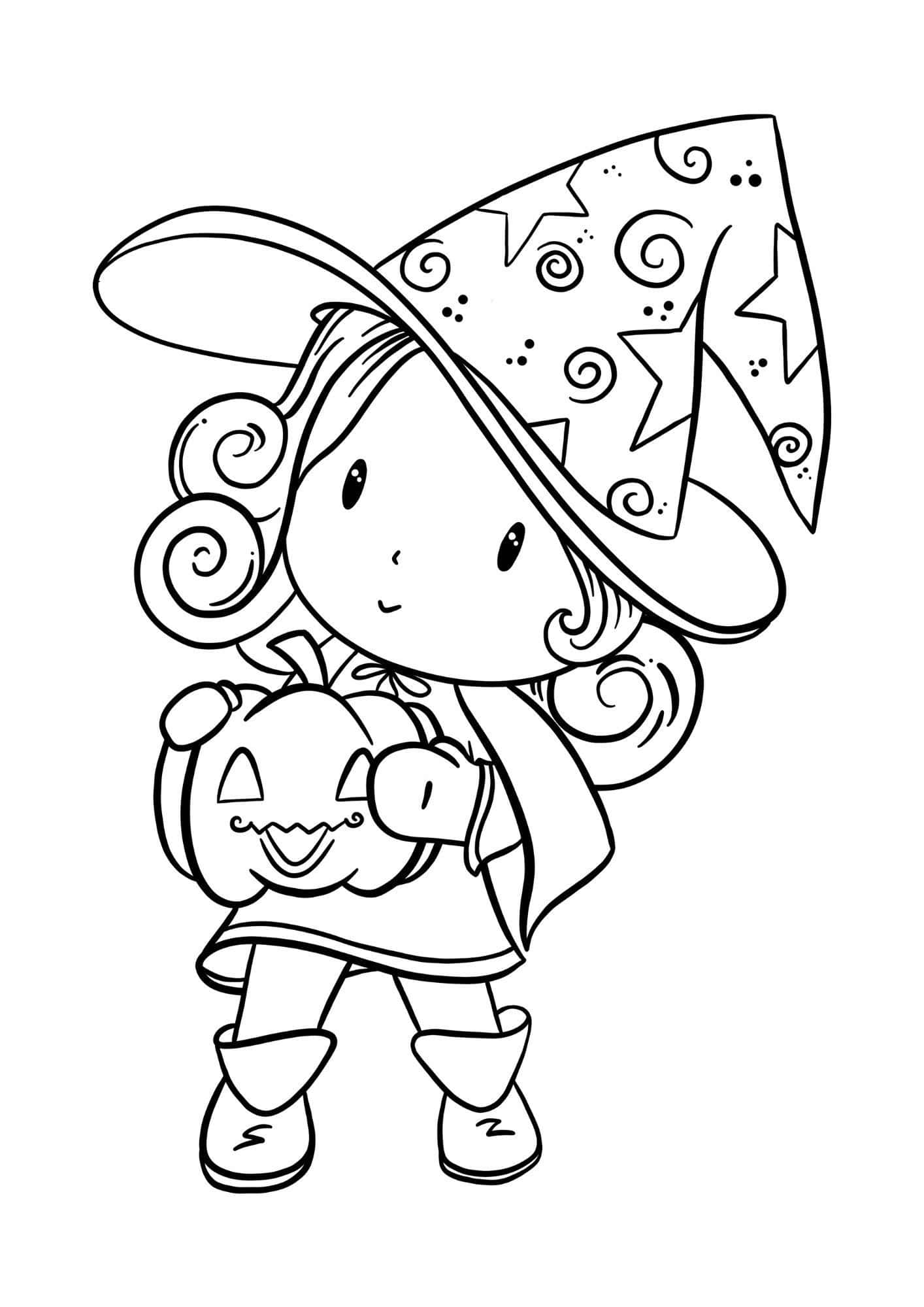 160 Witch Coloring Pages: Brew Up Some Magical Colors 17