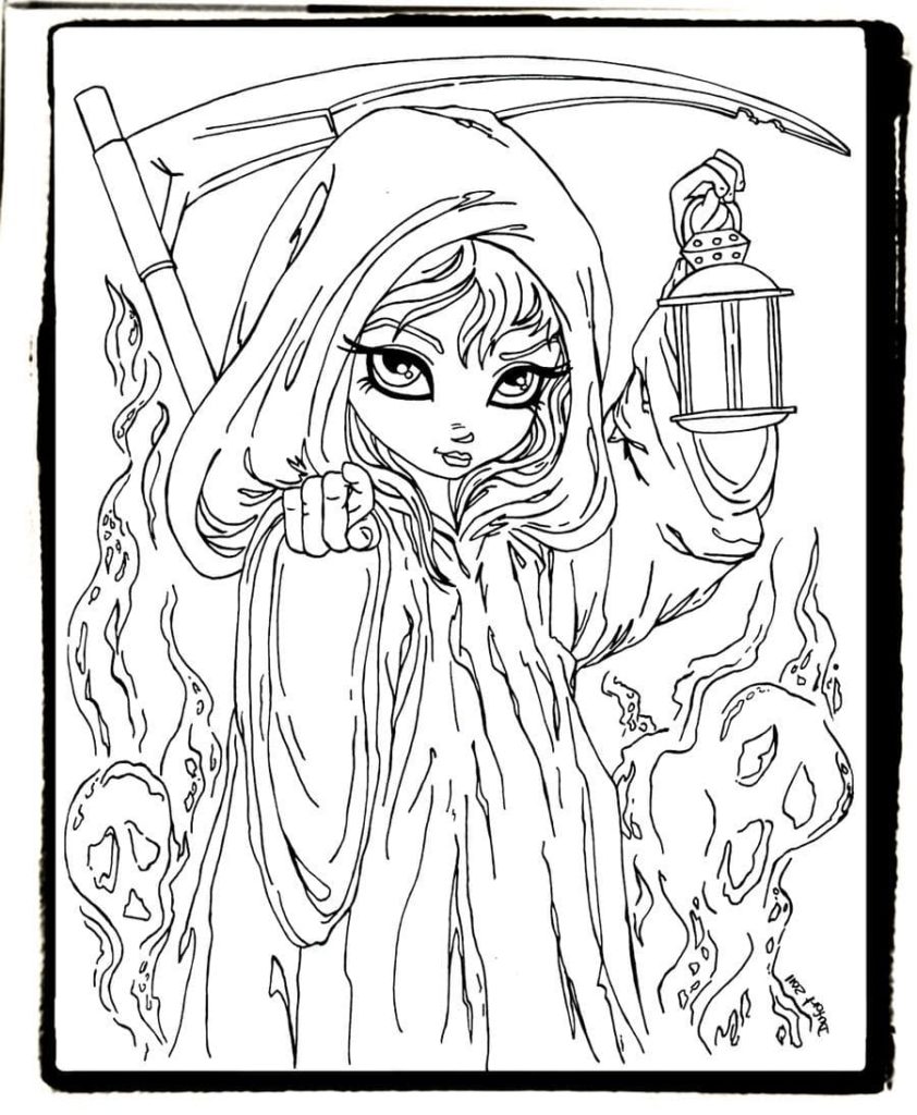 160 Witch Coloring Pages: Brew Up Some Magical Colors 37