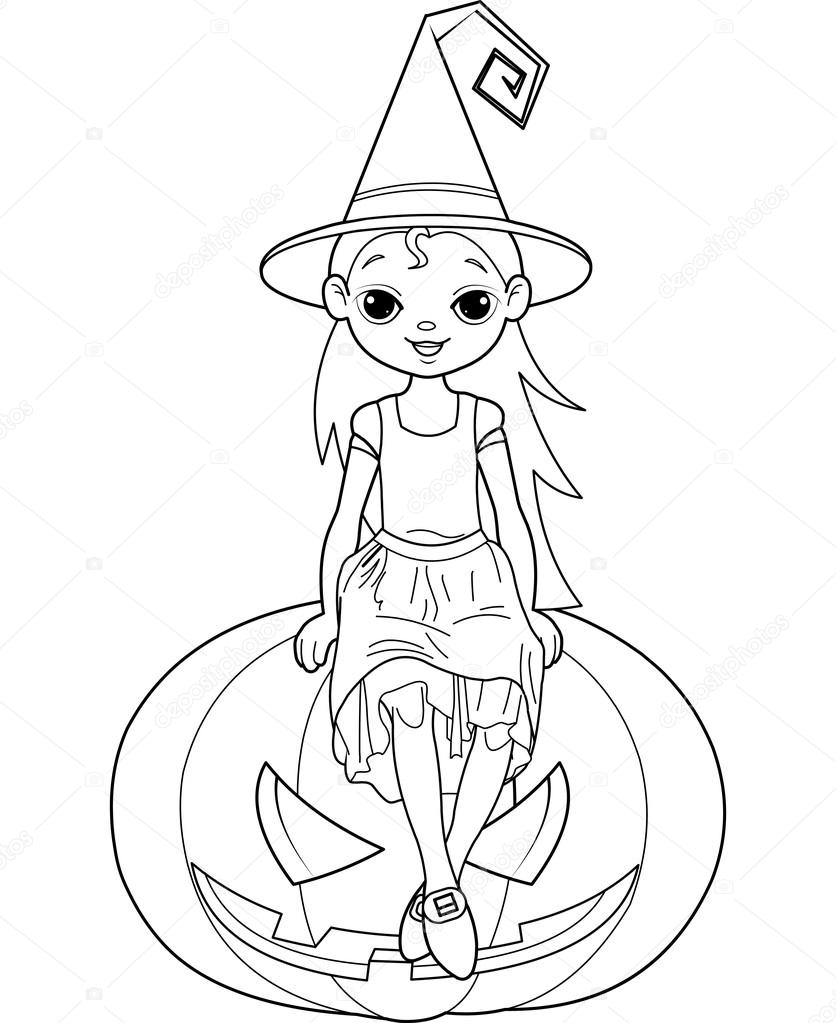 160 Witch Coloring Pages: Brew Up Some Magical Colors 38