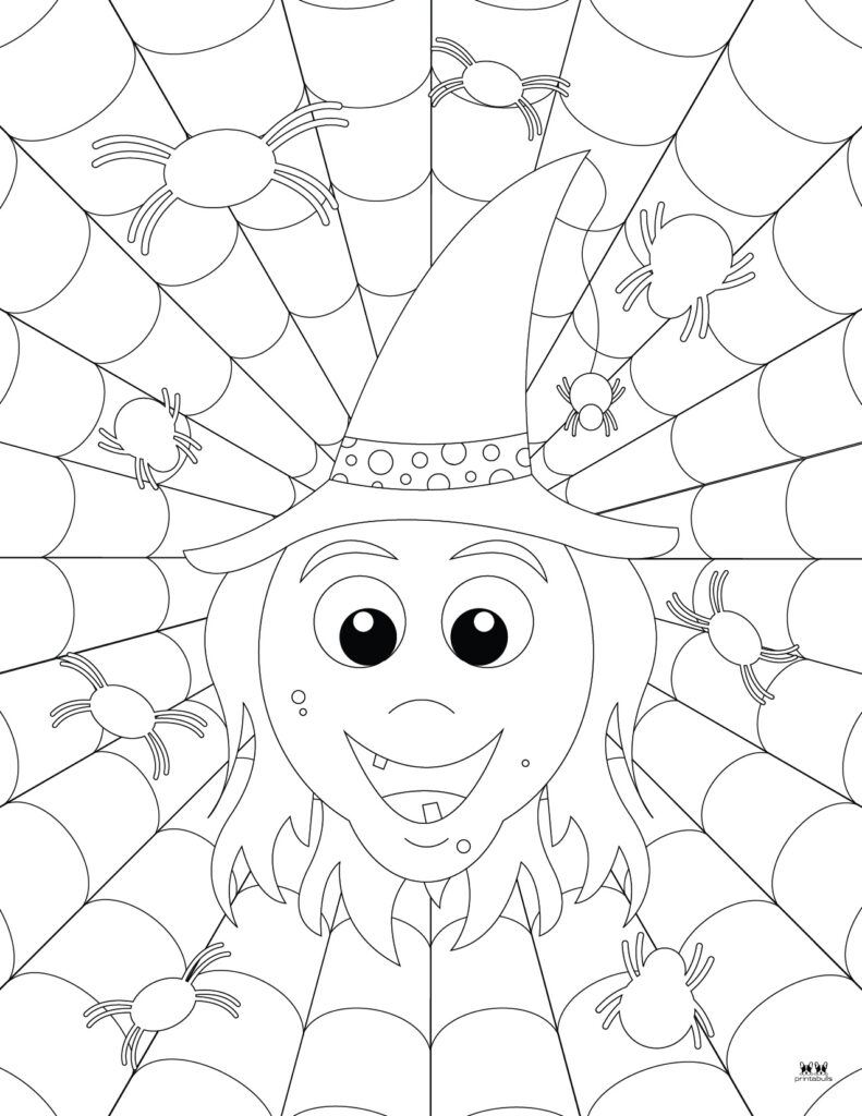 160 Witch Coloring Pages: Brew Up Some Magical Colors 45