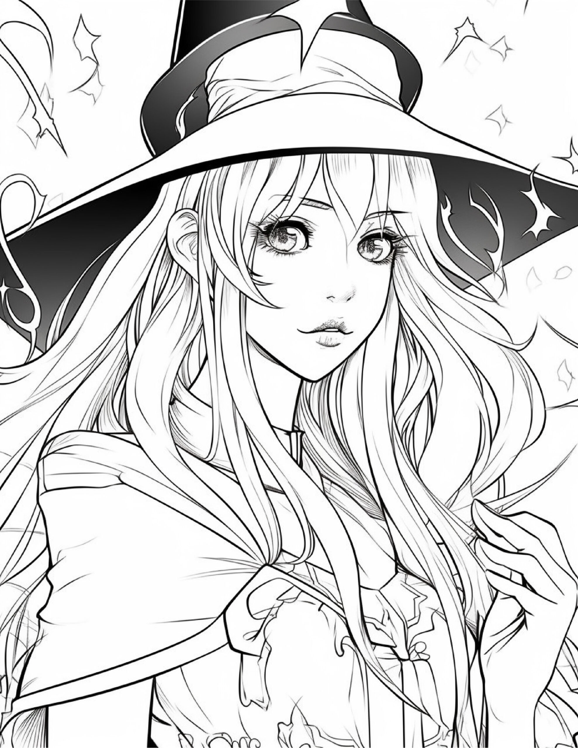 160 Witch Coloring Pages: Brew Up Some Magical Colors 5