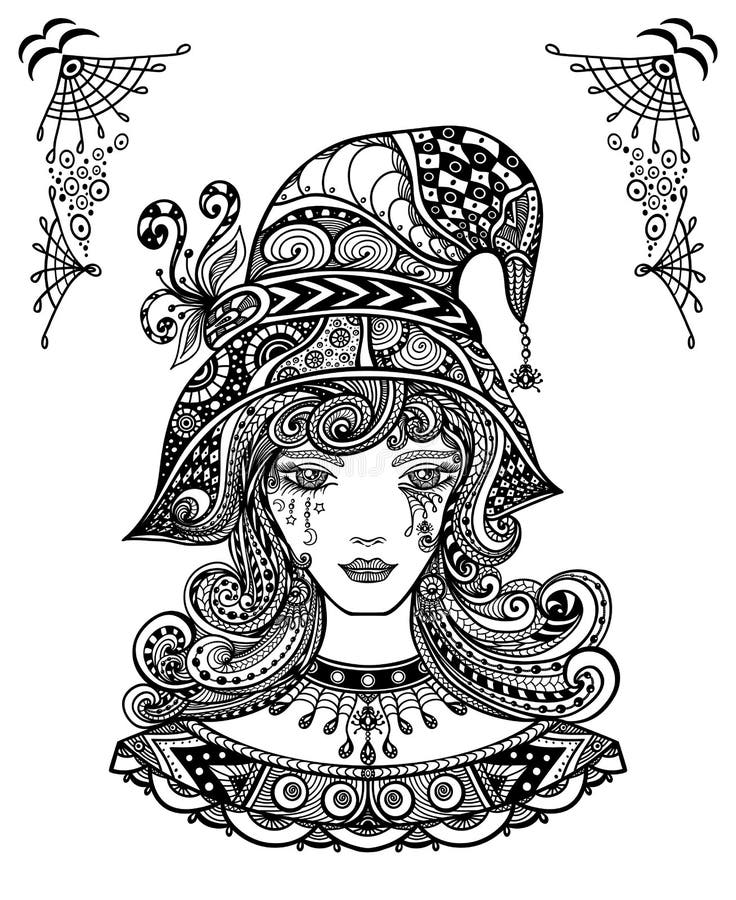 160 Witch Coloring Pages: Brew Up Some Magical Colors 63