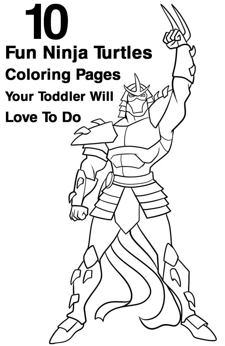 170+ Ninja Turtle Color Pages 129