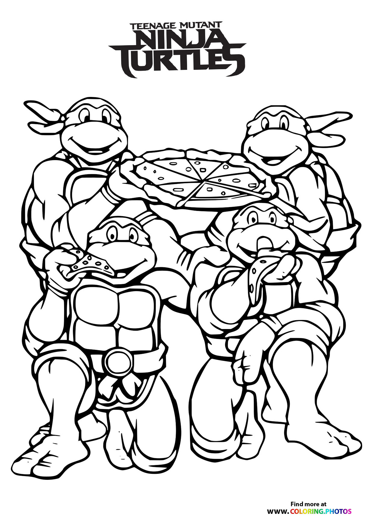 170+ Ninja Turtle Color Pages 47