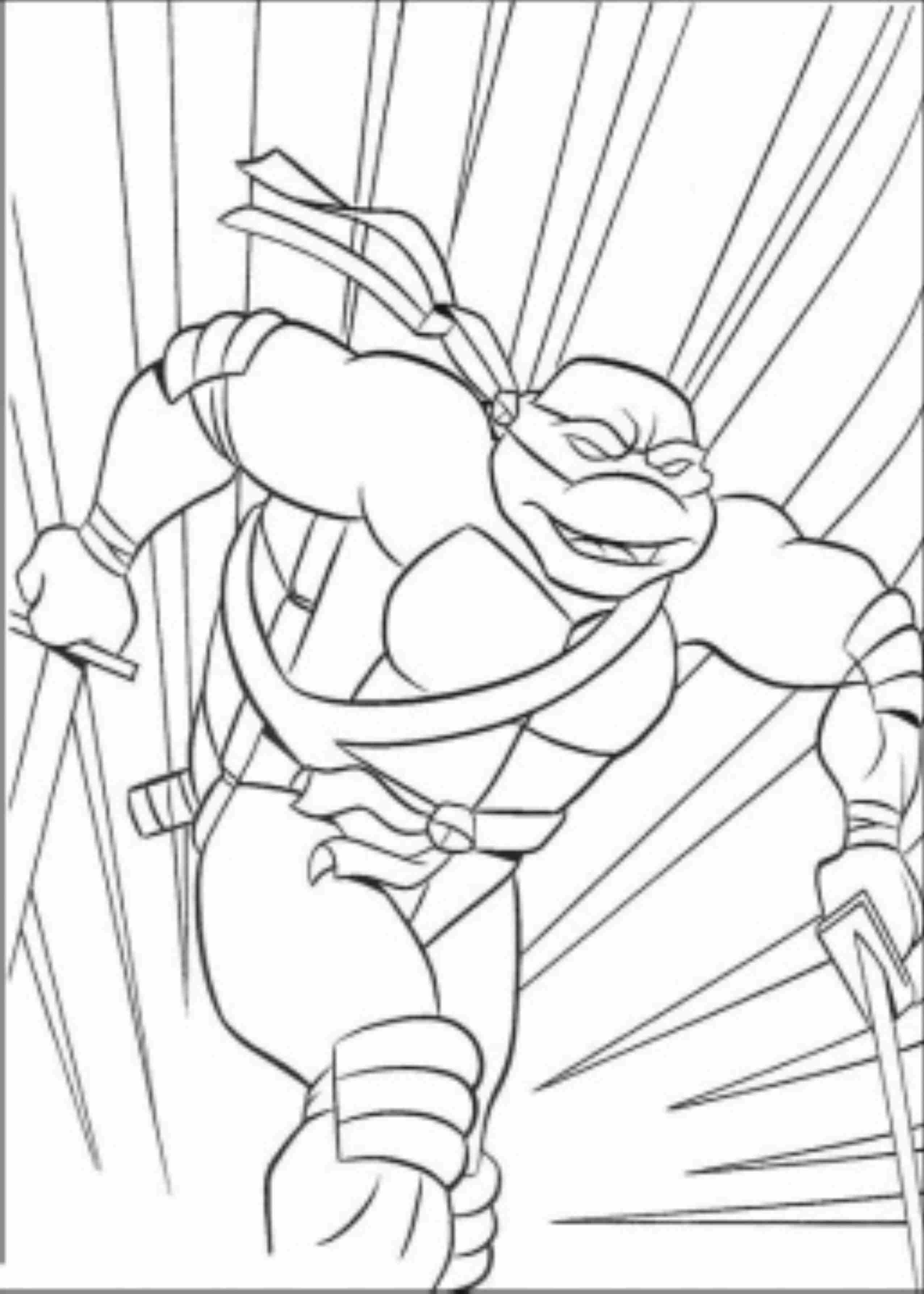 170+ Ninja Turtle Color Pages 5