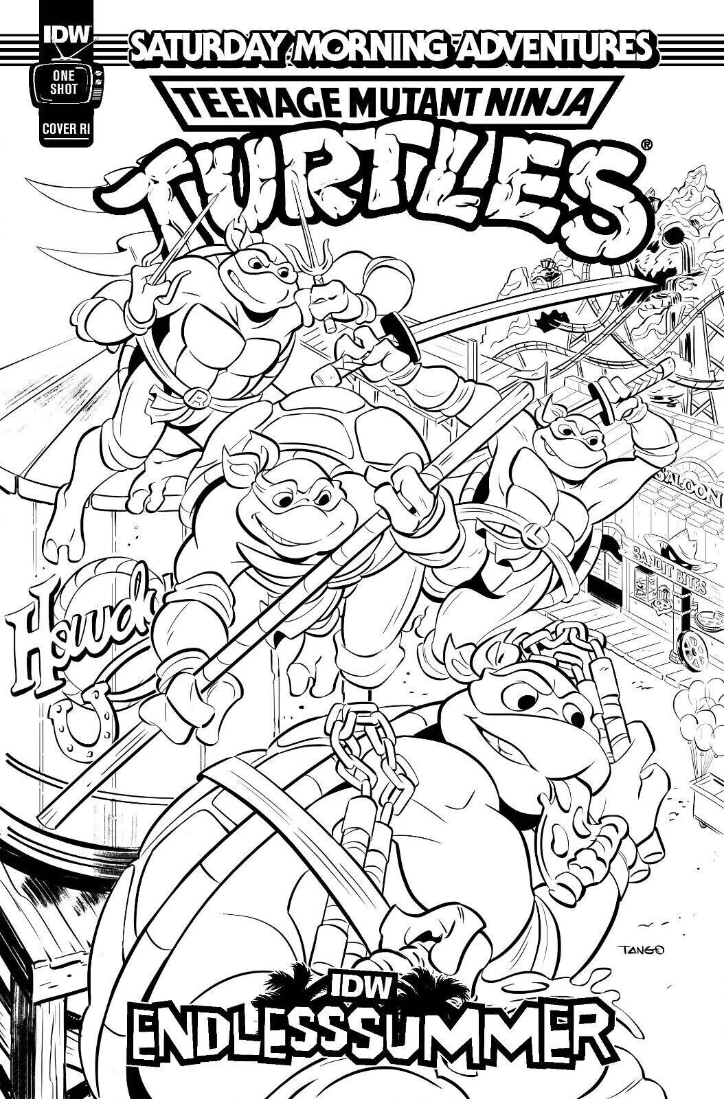 170+ Ninja Turtle Color Pages 72