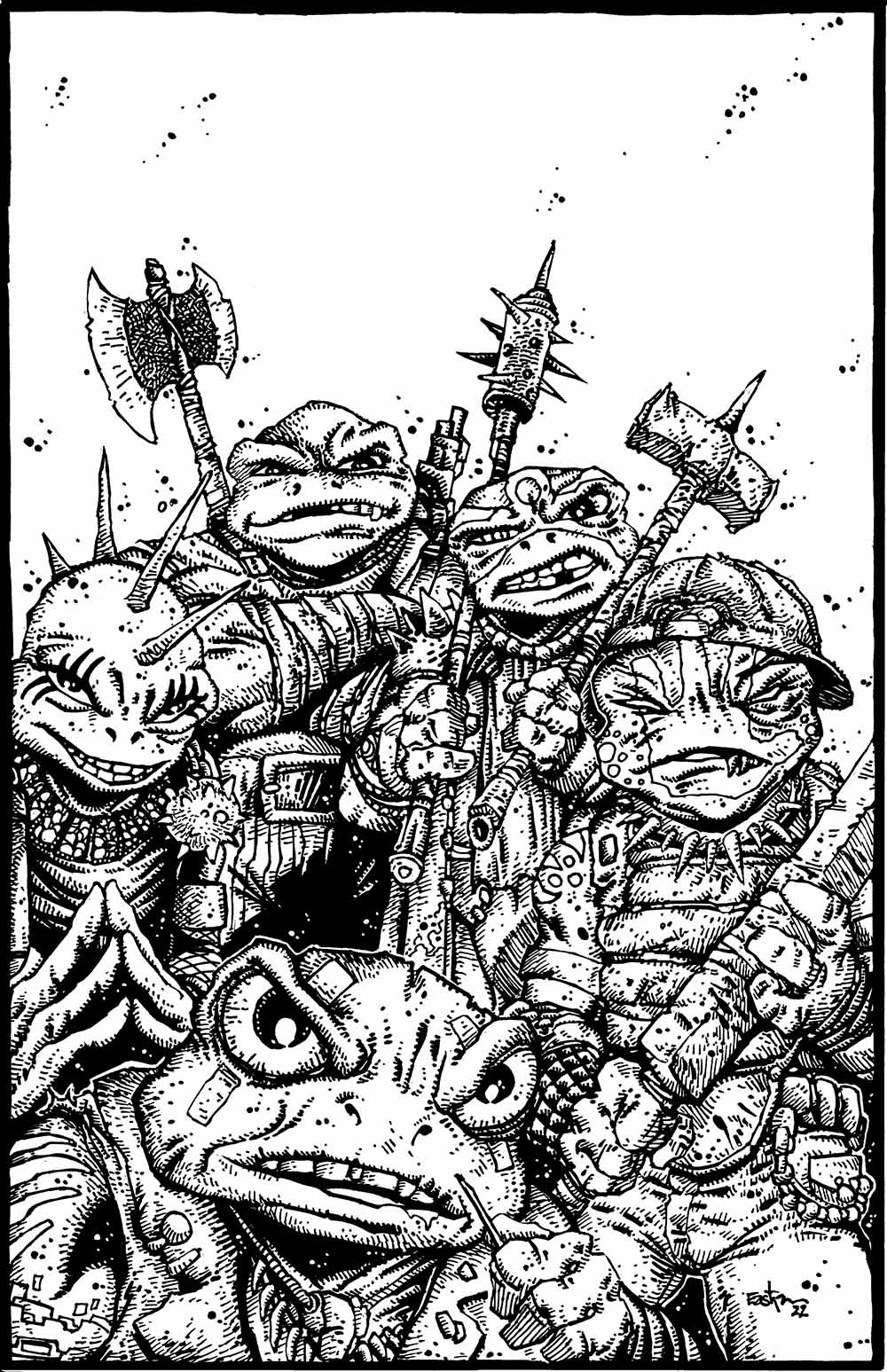 170+ Ninja Turtle Color Pages 74