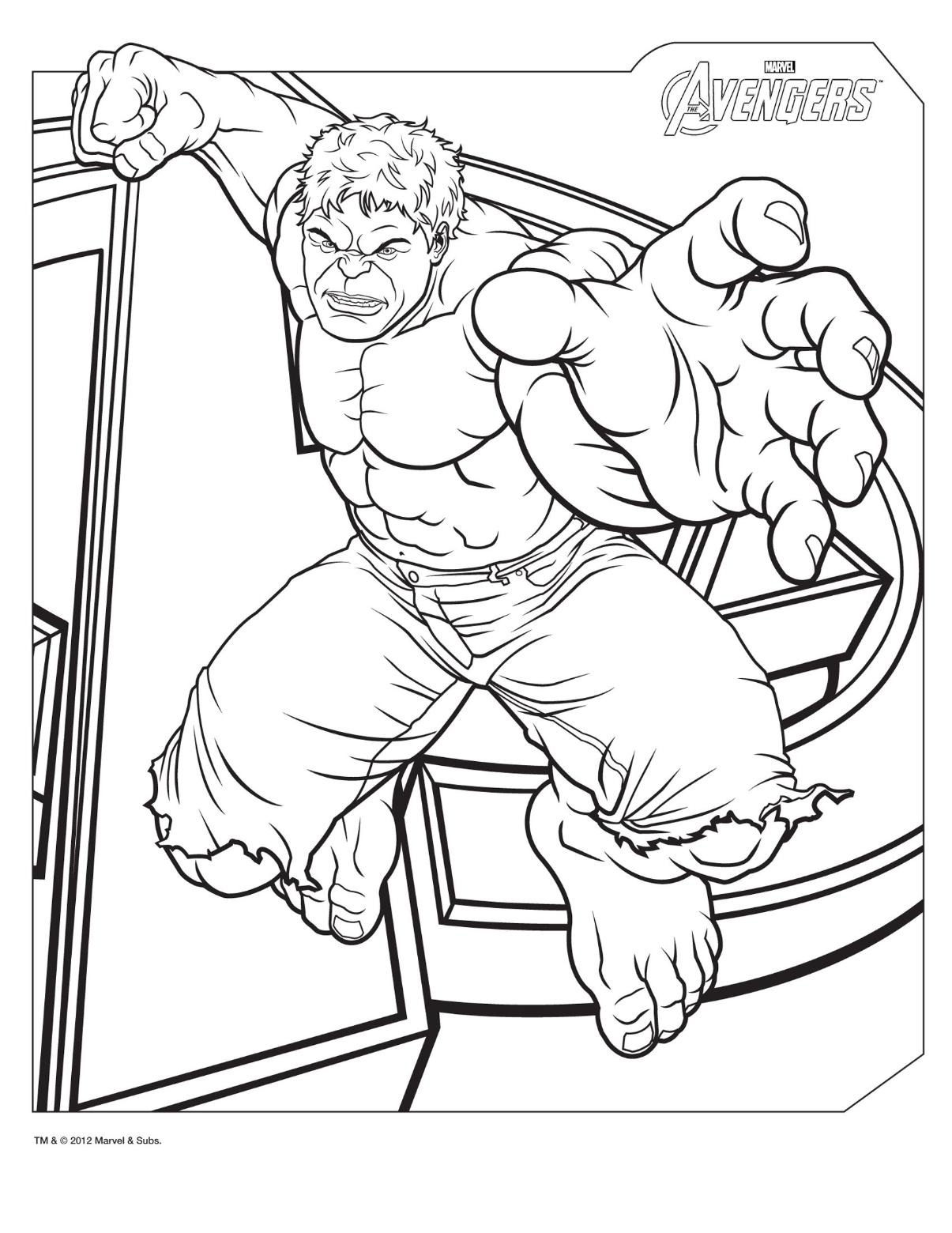 99+ Hulk Coloring Pages: Smashingly Fun 13