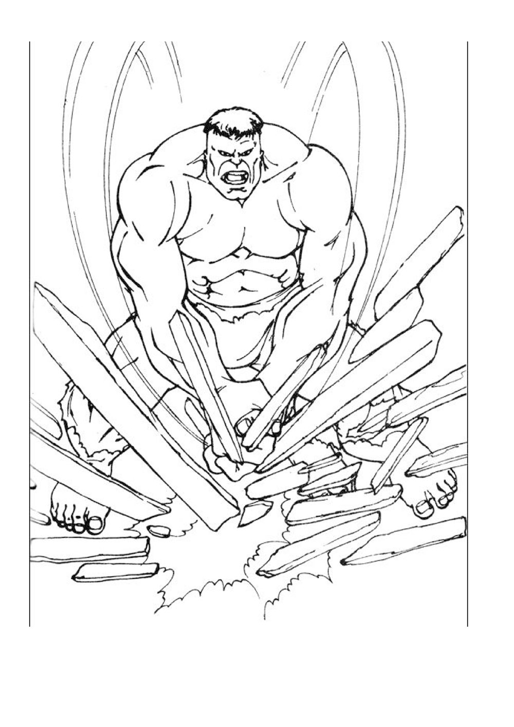 99+ Hulk Coloring Pages: Smashingly Fun 30