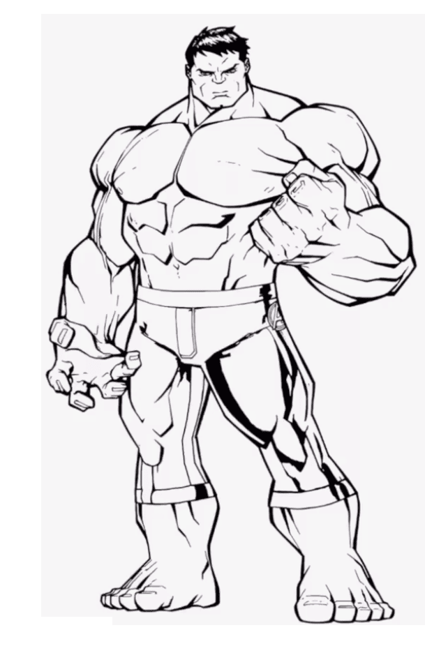 99+ Hulk Coloring Pages: Smashingly Fun 4