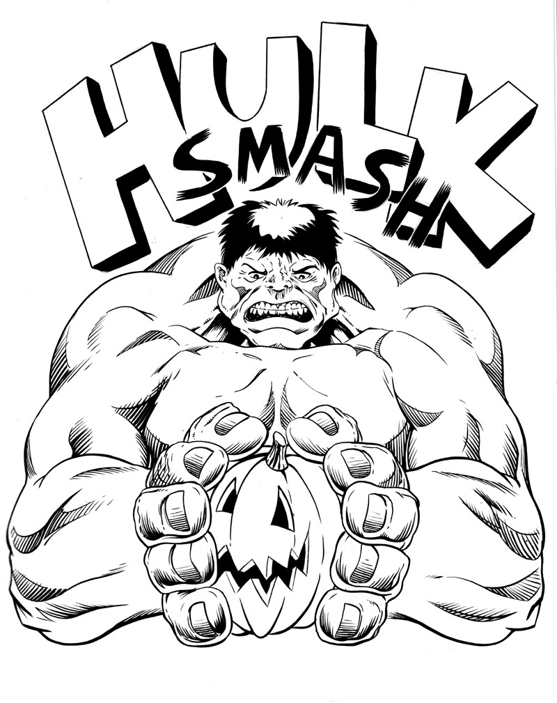 99+ Hulk Coloring Pages: Smashingly Fun 6