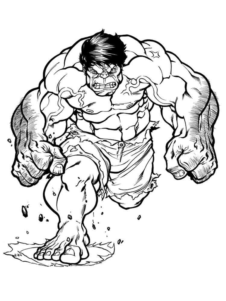 99+ Hulk Coloring Pages: Smashingly Fun 66