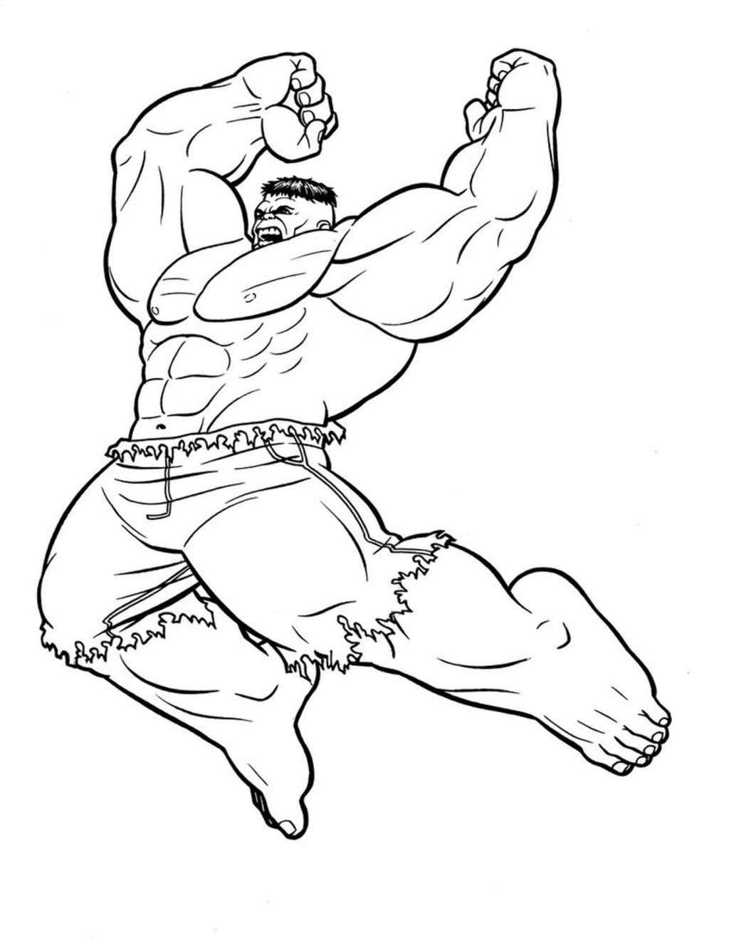 99+ Hulk Coloring Pages: Smashingly Fun 67