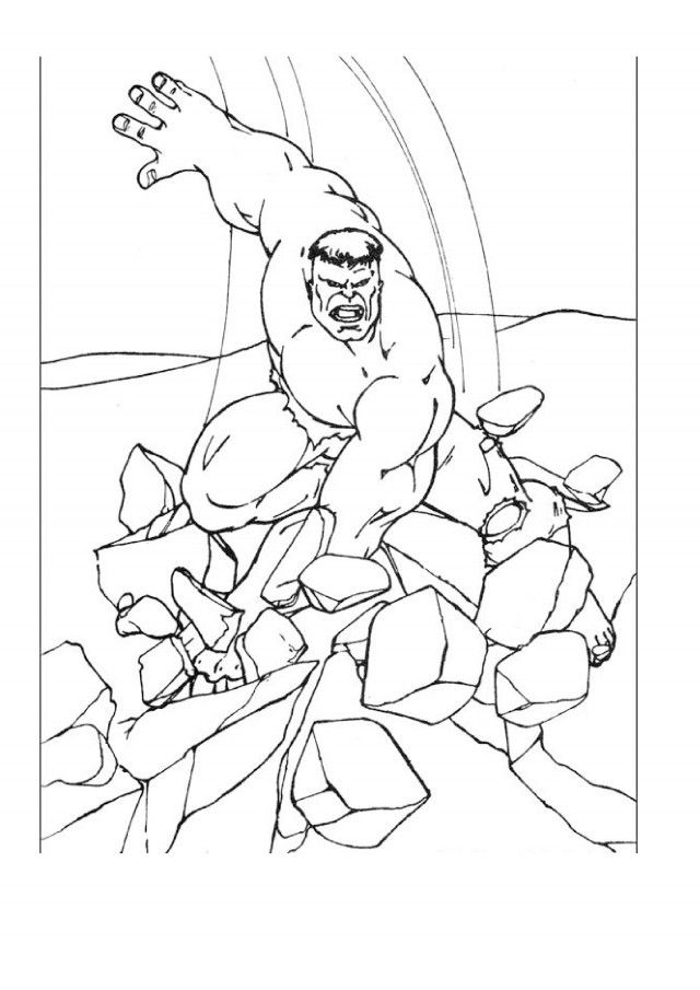 99+ Hulk Coloring Pages: Smashingly Fun 72