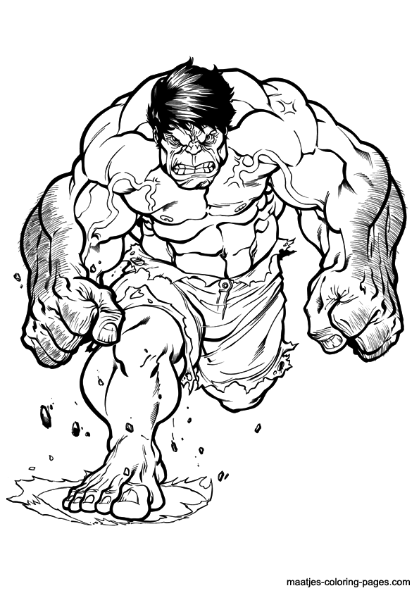 99+ Hulk Coloring Pages: Smashingly Fun 76