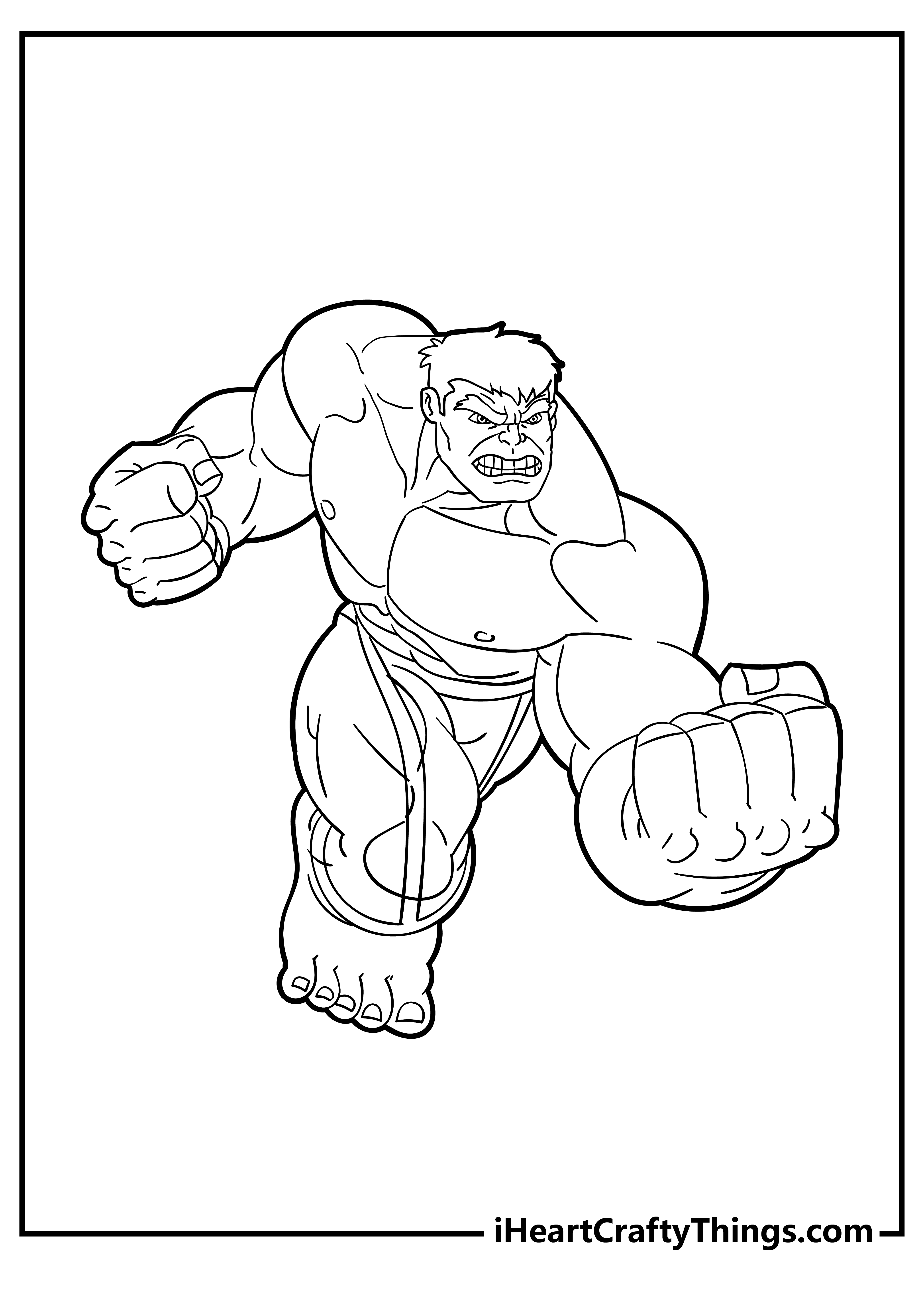 99+ Hulk Coloring Pages: Smashingly Fun 86