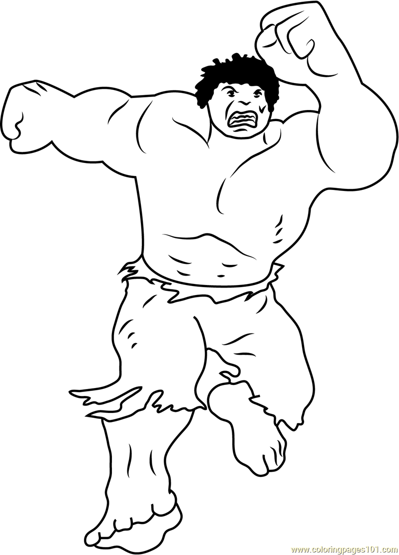 99+ Hulk Coloring Pages: Smashingly Fun 90