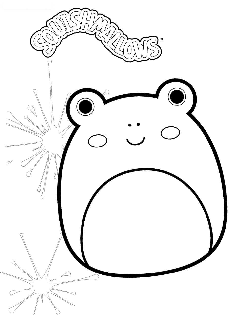 Squishmallows Coloring Pages: 100 Cute and Cuddly Characters to Color 108