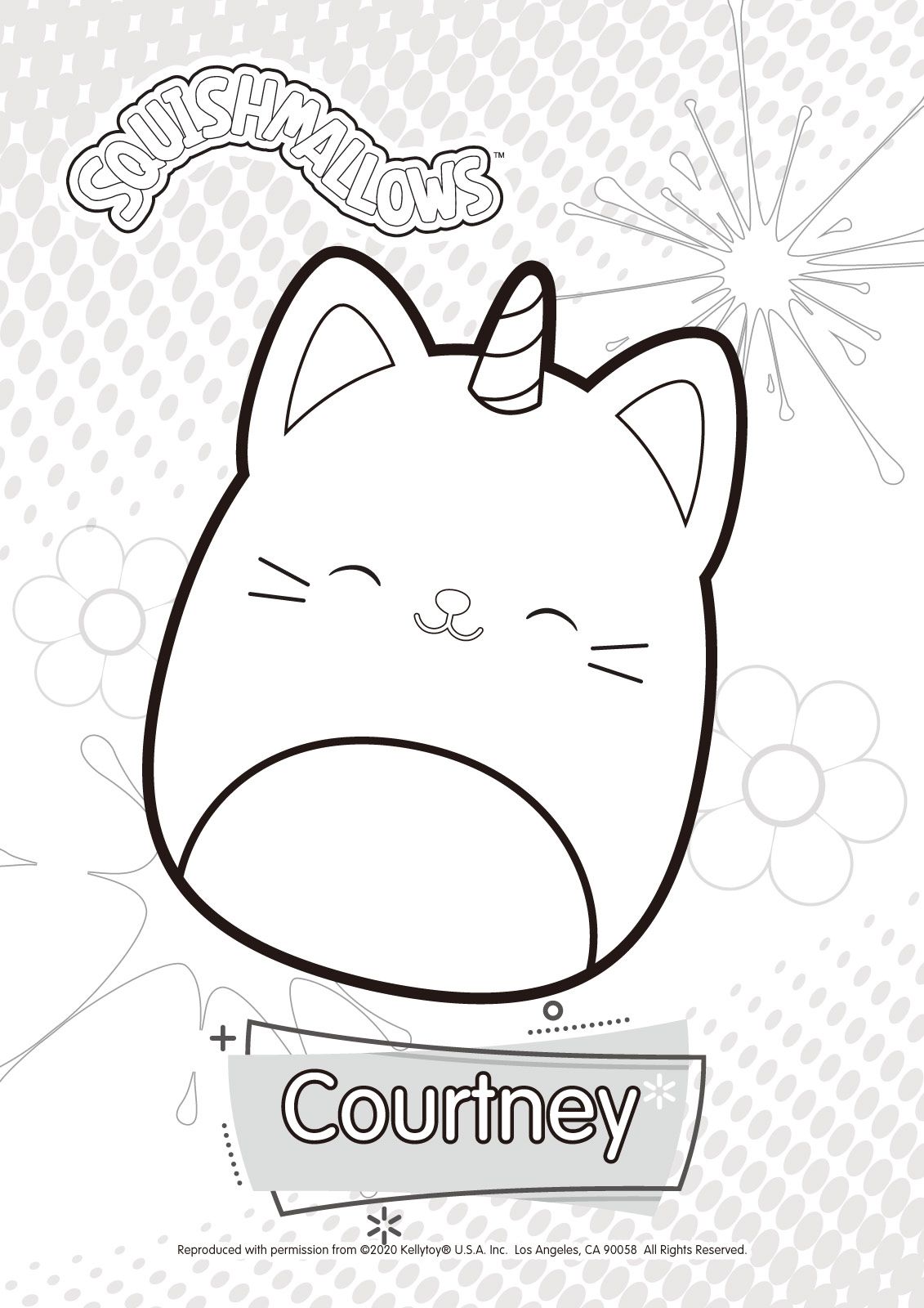 Squishmallows Coloring Pages: 100 Cute and Cuddly Characters to Color 2