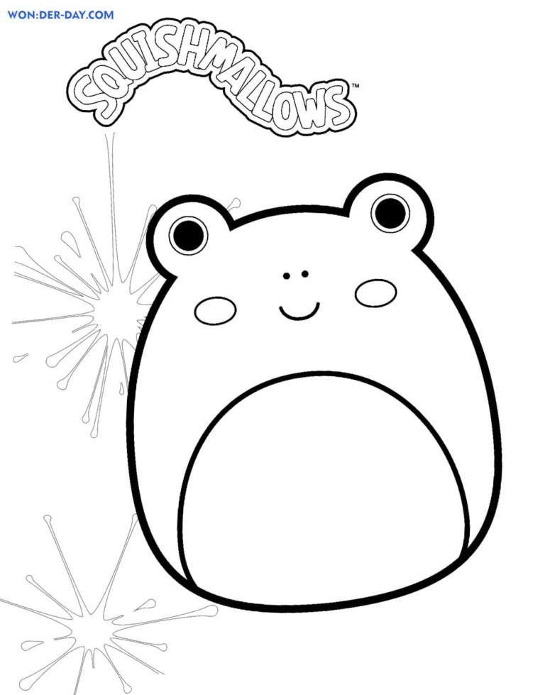 Squishmallows Coloring Pages: 100 Cute and Cuddly Characters to Color 20