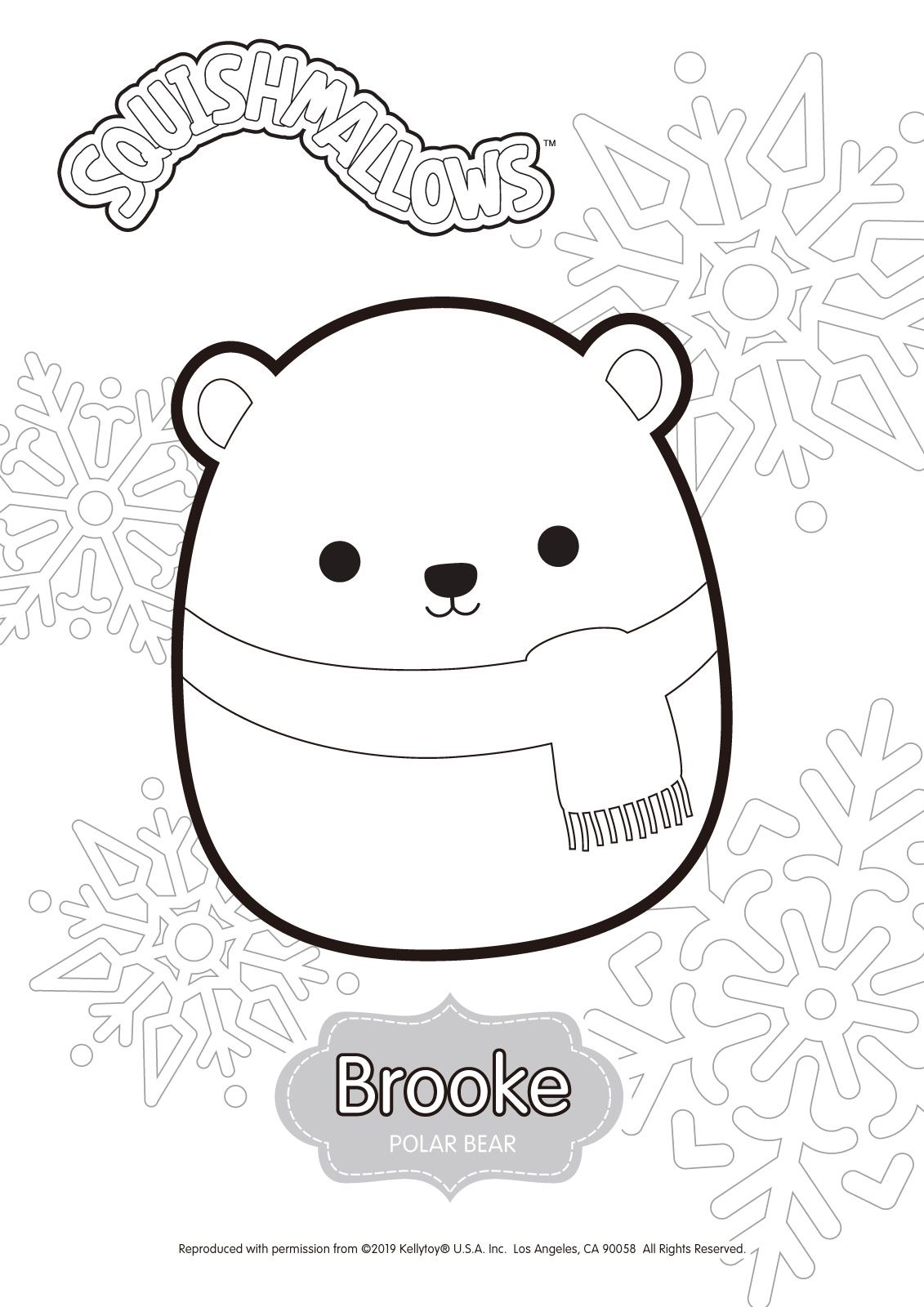 Squishmallows Coloring Pages: 100 Cute and Cuddly Characters to Color 77