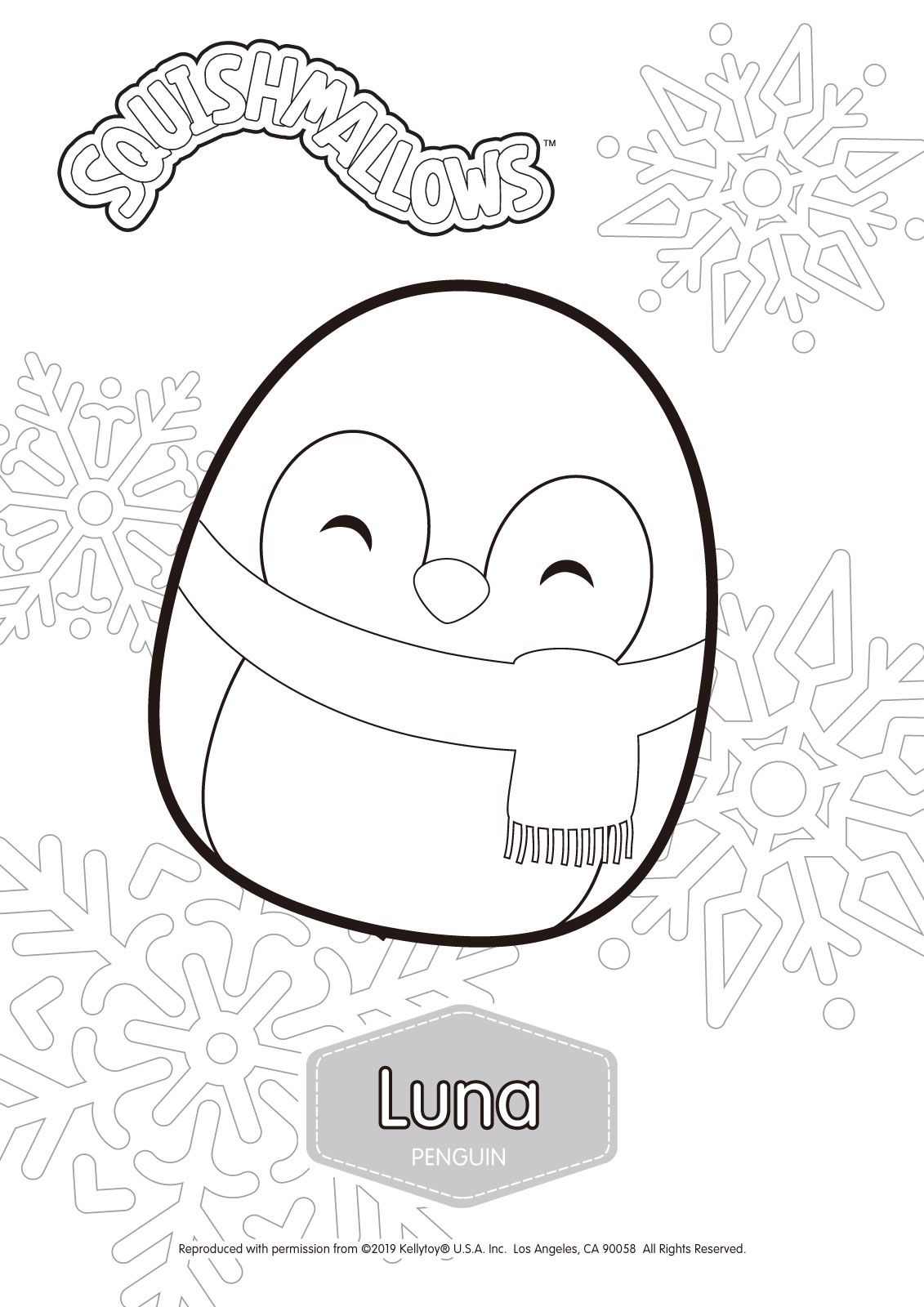 Squishmallows Coloring Pages: 100 Cute and Cuddly Characters to Color 84