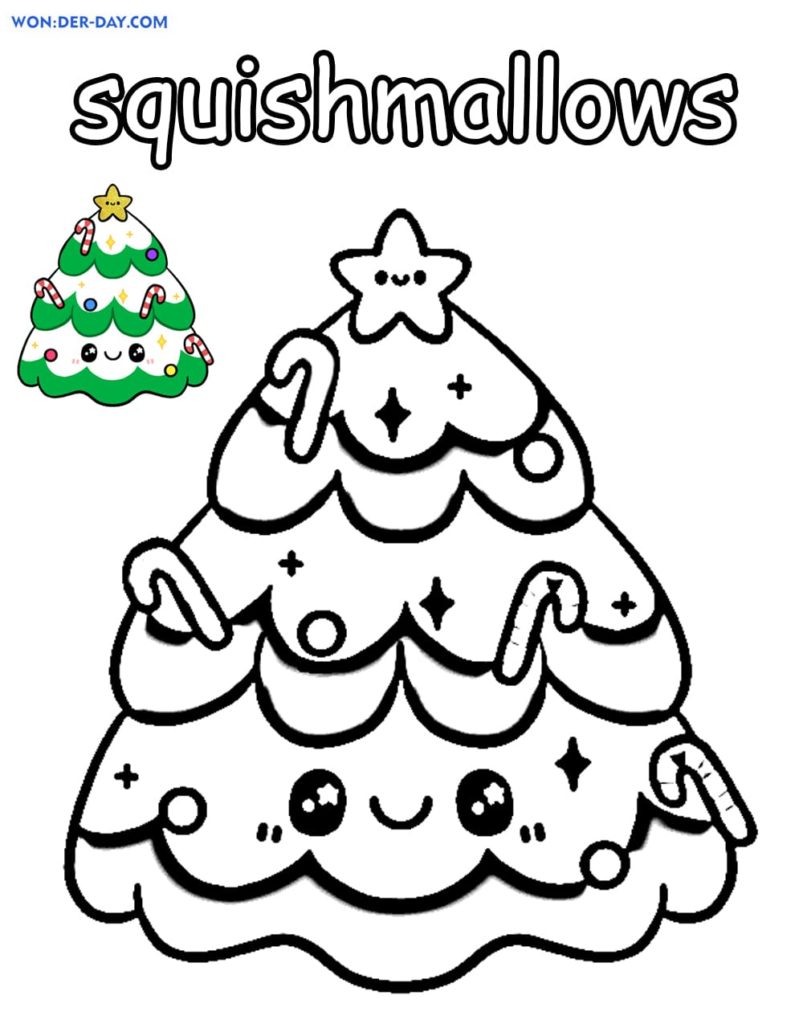 Squishmallows Coloring Pages: 100 Cute and Cuddly Characters to Color 9