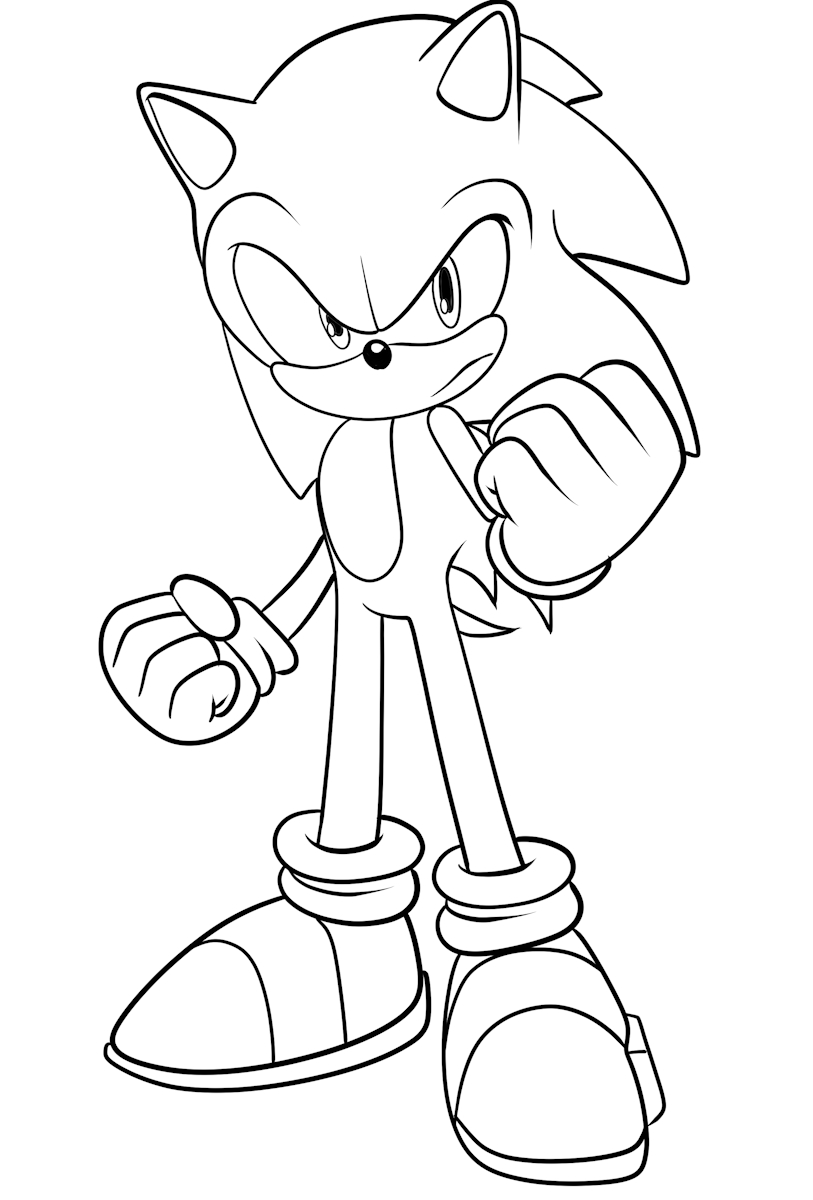 110+ Sonic Hedgehog Coloring Pages for Sonic Fans 107