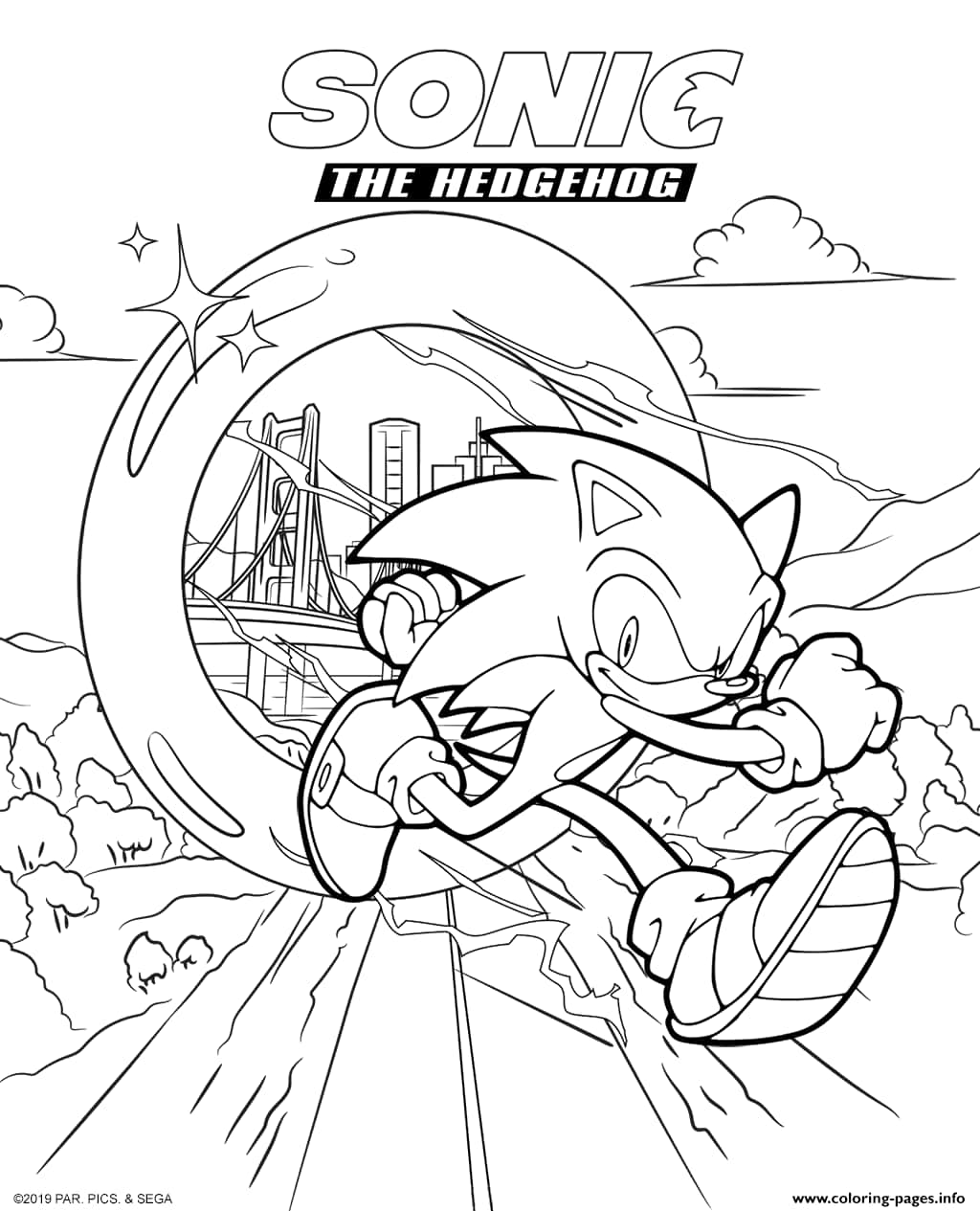 110+ Sonic Hedgehog Coloring Pages for Sonic Fans 13